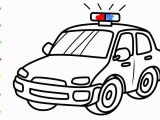 Monster Truck Police Car Coloring Page How to Draw A Police Car for Kids Learn Colors Monster