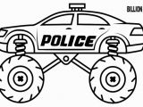 Monster Truck Police Car Coloring Page Monster Truck Black Color Wallpaper