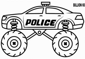 Monster Truck Police Car Coloring Page Monster Truck Black Color Wallpaper