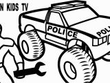 Monster Truck Police Car Coloring Page Police Truck Coloring Pages at Getcolorings