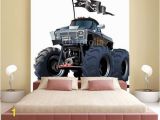 Monster Truck Wall Mural Cartoon Monster Truck Wall Mural