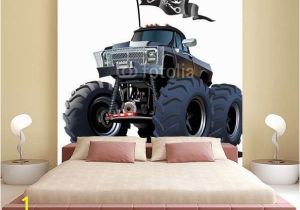 Monster Truck Wall Mural Cartoon Monster Truck Wall Mural