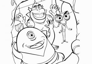 Monsters Vs Aliens Printable Coloring Pages Monsters Vs Aliens Coloring Pages & Books Free