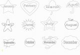 Months Of the Year Coloring Pages Free Printable 12 Months the Year Coloring Pages