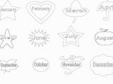 Months Of the Year Coloring Pages Free Printable 12 Months the Year Coloring Pages