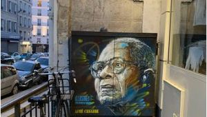 Montmartre Paris Wall Mural Fresque Aime Cesaire Paris Aktuelle 2019 Lohnt Es Sich