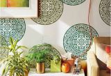 Moroccan Wall Murals Mandala Medallion Stencil for Painting A Circle Shape On