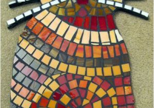 Mosaic Tile Wall Murals Sassy Red Whiskered Cat Mosaic Tile Stained Glass Wall