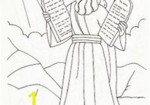 Moses 10 Commandments Coloring Page 58 Best Moses Ten Mandments Images On Pinterest