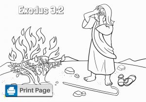Moses &amp; the Burning Bush Coloring Pages Free Moses and the Burning Bush Coloring Pages – Connectus