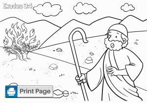 Moses &amp; the Burning Bush Coloring Pages Free Moses and the Burning Bush Coloring Pages – Connectus