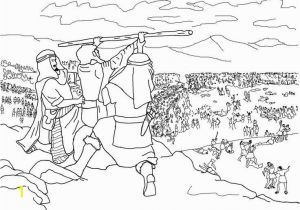 Moses and Joshua Coloring Pages israelites Battle Against Amalek Colouring Page Google Search