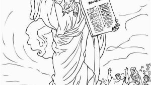 Moses and Joshua Coloring Pages Ten Mandments Ten Mandments for Moses People Coloring Page