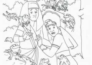 Moses and the 10 Plagues Coloring Pages Qtbee87t5 736×863