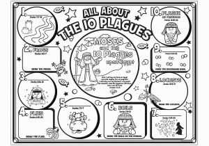 Moses and the 10 Plagues Coloring Pages the Story Of Moses for Kids