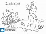 Moses and the Burning Bush Coloring Page Free Moses and the Burning Bush Coloring Pages – Connectus