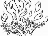 Moses and the Burning Bush Coloring Page Moses and the Burning Bush Coloring Page Inspirational