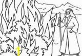 Moses and the Burning Bush Coloring Pages 479 Best Kids Moses Images On Pinterest In 2018