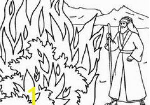 Moses and the Burning Bush Coloring Pages 479 Best Kids Moses Images On Pinterest In 2018