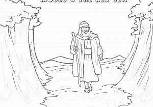 Moses Coloring Pages for Sunday School Sunday School Moses Bible Coloring Pages