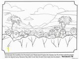 Moses In the Desert Coloring Pages Joshua and the Promised Land Coloring Page Beautiful Twelve Spies