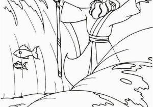 Moses Parting the Red Sea Coloring Page Moses Parting the Red Sea Coloring Page Coloring Home