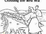 Moses Parting the Red Sea Coloring Page Moses Parting the Red Sea Coloring Page