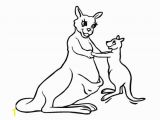 Mother and Baby Animal Coloring Pages 16 Kangaroo Templates Crafts & Colouring Pages