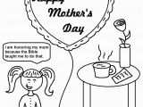 Mothers Day Coloring Page for Sunday School Mother S Day Sunday School Lesson