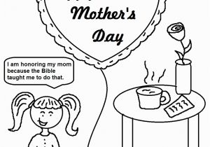 Mothers Day Coloring Page for Sunday School Mother S Day Sunday School Lesson