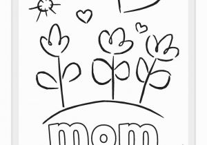 Mothers Day Coloring Page for Sunday School Printable Mother S Day Coloring Pages