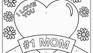 Mothers Day Coloring Pages Printable I Love You Mom