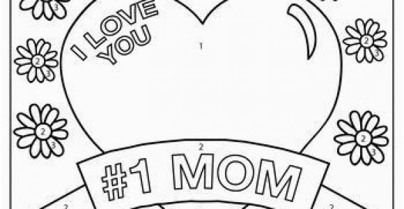Mothers Day Coloring Pages Printable I Love You Mom