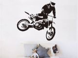 Motocross Wall Murals Motocross Moto Dirty Bike Motorbike Wall Art Sticker Decal Home Diy