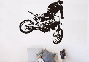 Motocross Wall Murals Motocross Moto Dirty Bike Motorbike Wall Art Sticker Decal Home Diy