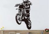 Motocross Wall Murals Motocross Wall Stickers 3d Hollow Out Motorcycle Vinyl Adhesive