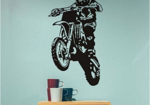 Motocross Wall Murals Motocross Wall Stickers 3d Hollow Out Motorcycle Vinyl Adhesive