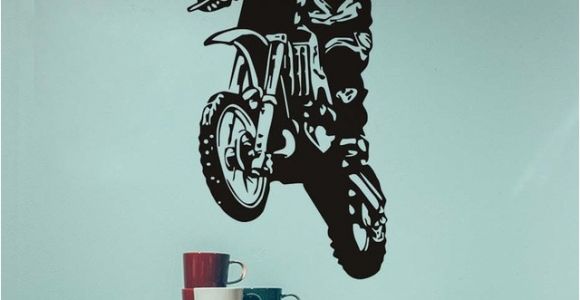 Motocross Wall Murals Motocross Wall Stickers 3d Hollow Out Motorcycle Vinyl Adhesive