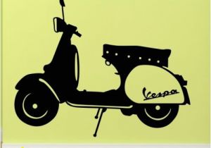 Motorbike Wall Murals B42 Vespa Wall Stickers Bedroom Lounge Mod Motorbike Sticker Art