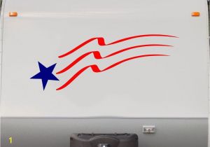 Motorhome Murals Flag Stars and Stripes Rv Camper 5th Wheel Motorhome Vinyl Decal