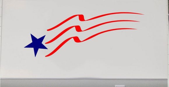 Motorhome Murals Flag Stars and Stripes Rv Camper 5th Wheel Motorhome Vinyl Decal