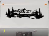 Motorhome Murals Lake Trees Mountains Rv Camper Vinyl Decal Sticker Graphic Custom