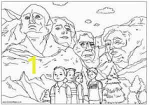 Mount Rushmore Coloring Page 54 Best Mount Rushmore Images On Pinterest