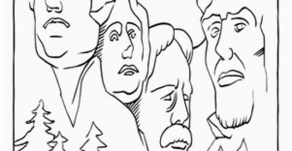 Mount Rushmore Coloring Page Mount Rushmore Coloring Page Coloring Patriotic