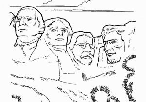 Mount Rushmore Coloring Page Mt Rushmore National Park Coloring Page Tutoring