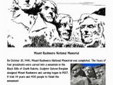 Mount Rushmore Coloring Page October Worksheets and Coloring Pages