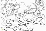 Mountain Coloring Pages for Kids Mountain Coloring Pages Lovely Free Printable Nature Coloring Pages