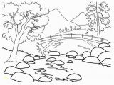 Mountain Coloring Pages for Kids Mountain Coloring Pages Lovely Free Printable Nature Coloring Pages