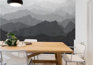 Mountain Mural Wall Art Mountain Mural Wall Art Wallpaper Peel and Stick