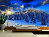 Mountain Mural Wall Art Wallpaper Snow Mountain Mural Wallpaper Nature Snow Wall Mural Self